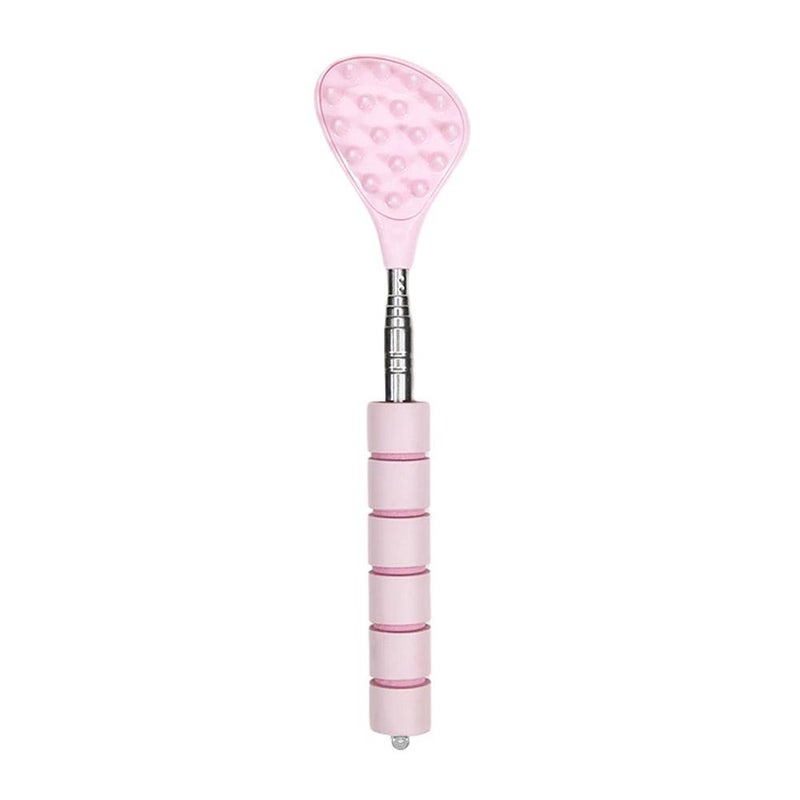 Portable acupressure massage stick for scratching back itch, no need to ask for help. Cross-border retractable scratching device.